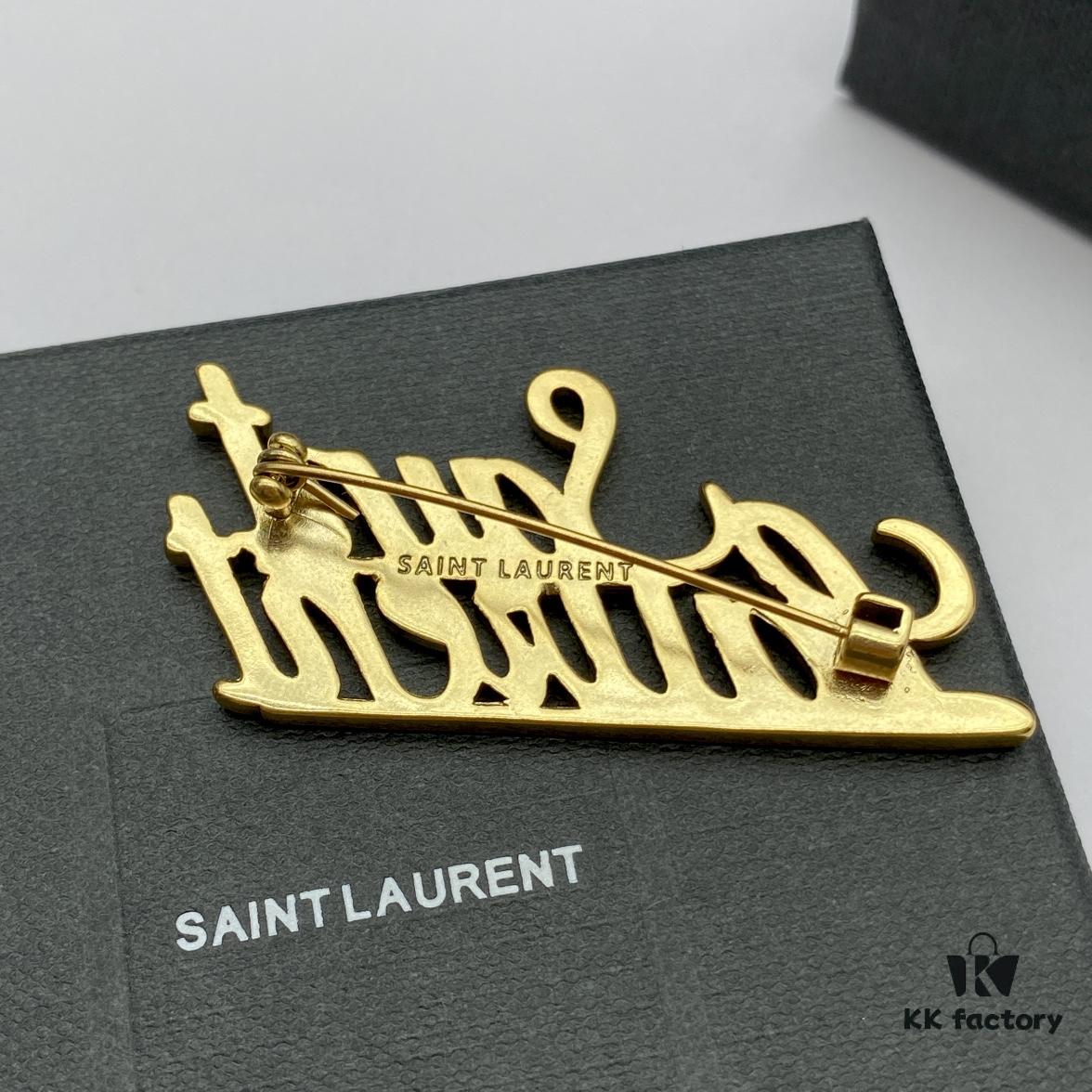 Saint Laurent YSL New Model Brooch
