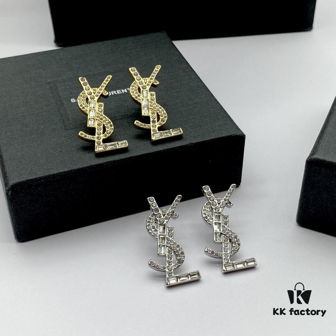 Saint Laurent YSL Classic Stud Earrings