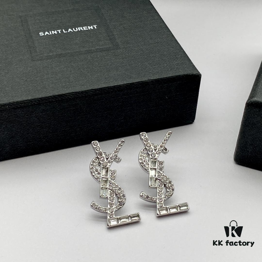 Saint Laurent YSL Classic Stud Earrings