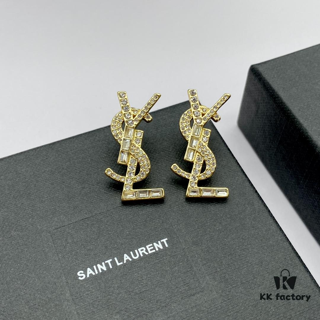 Saint Laurent YSL Classic Stud Earrings