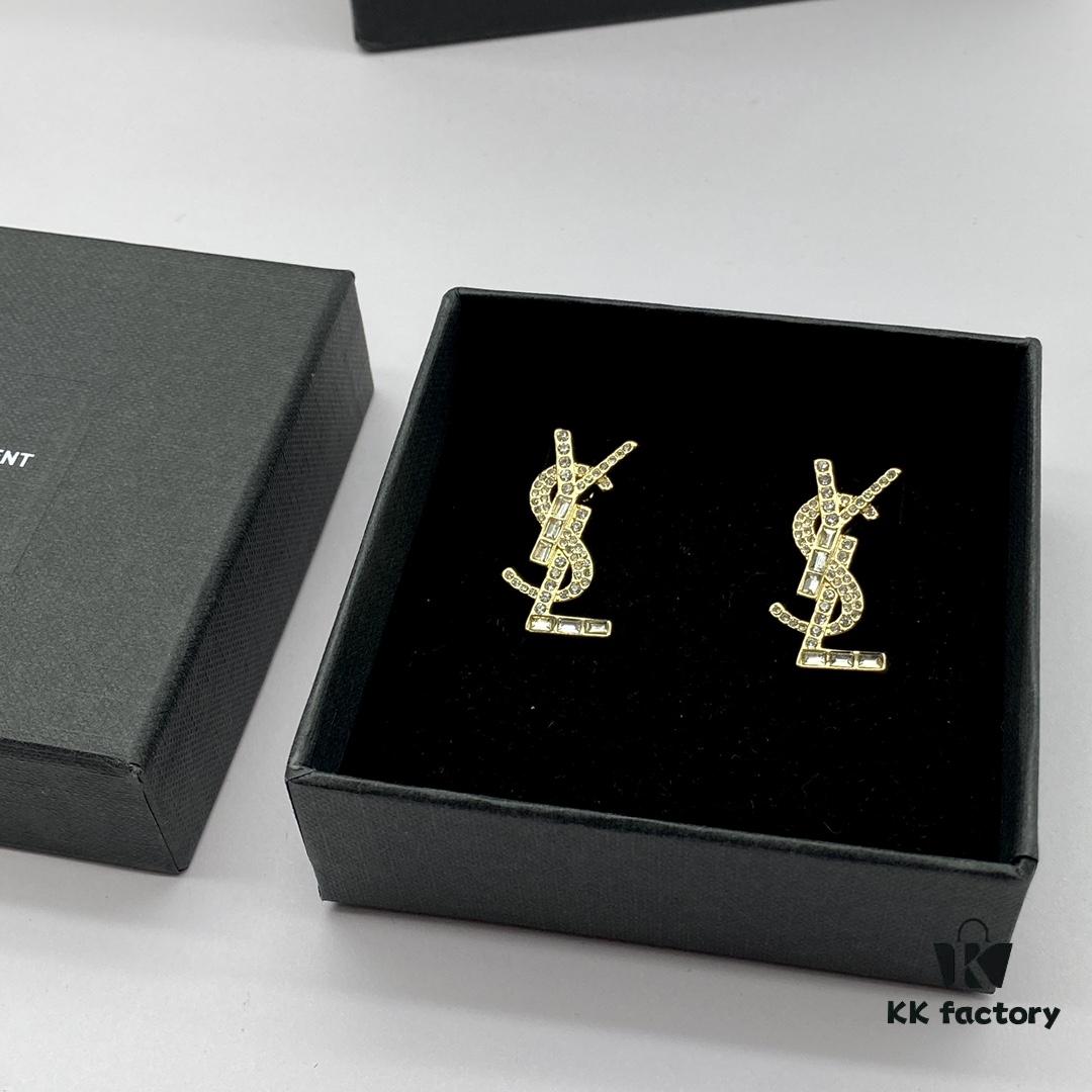 Saint Laurent YSL Classic Stud Earrings