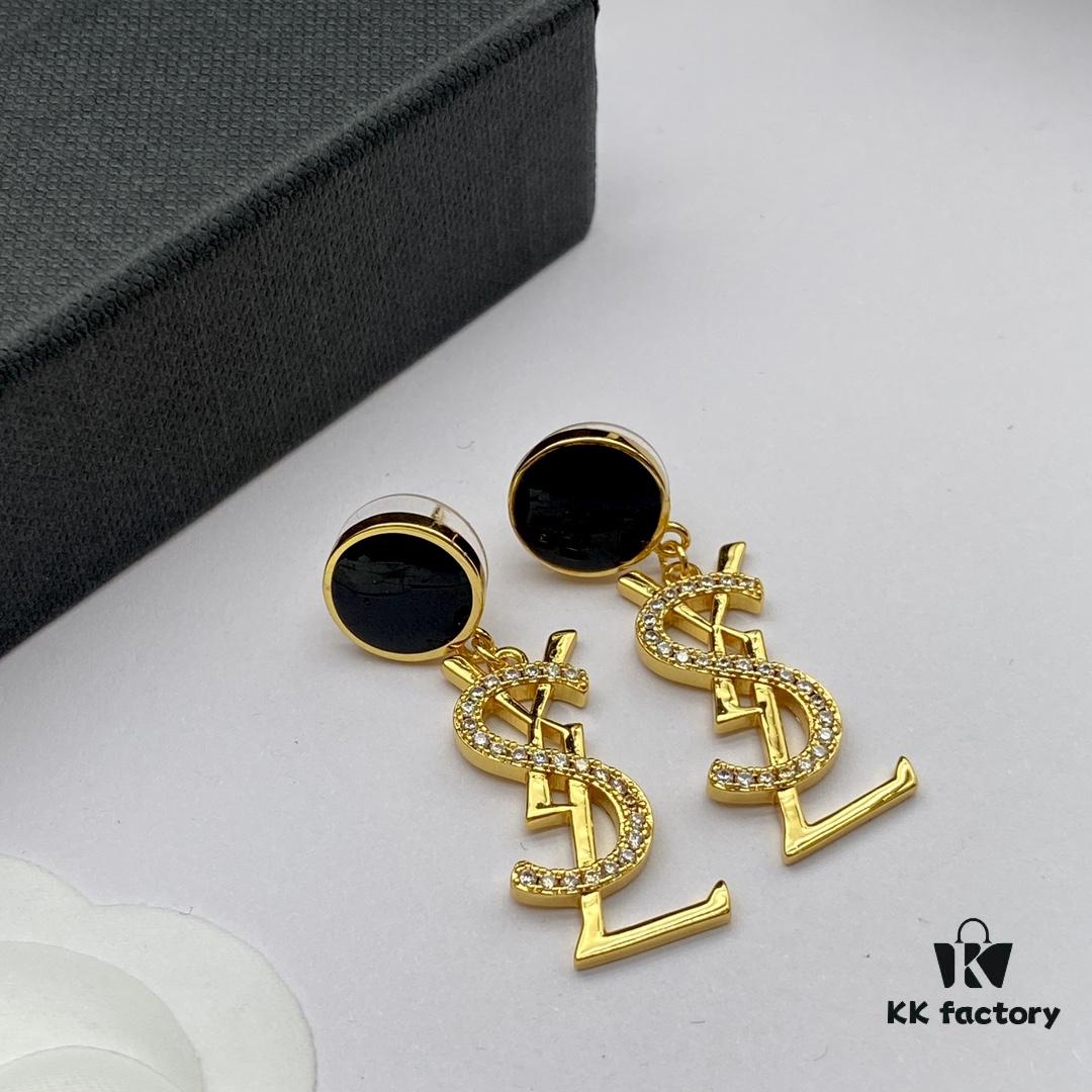 Saint Laurent YSL New Stud Earrings