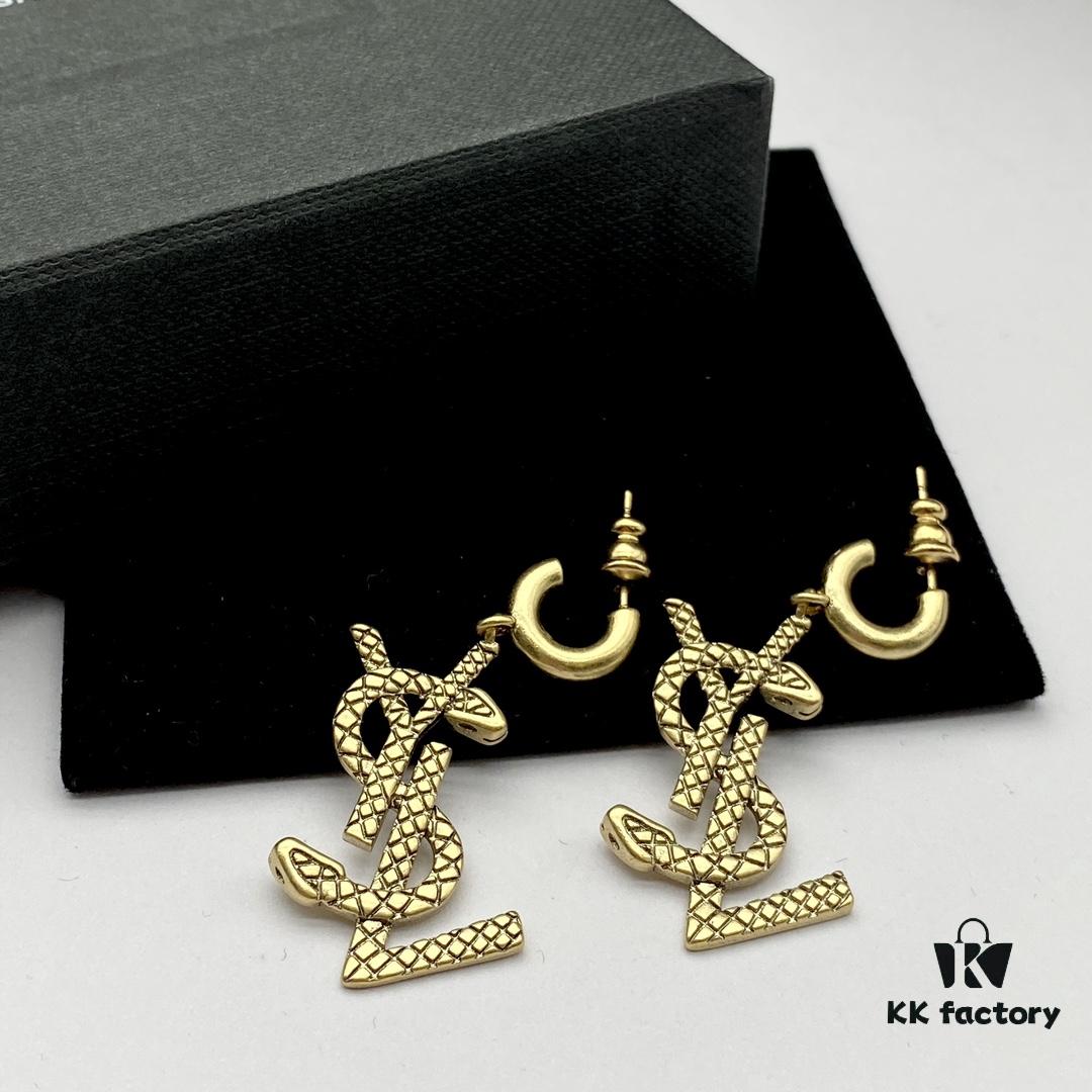 Saint Laurent YSL New Stud Earrings