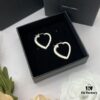 Saint Laurent YSL New Heart Stud Earrings
