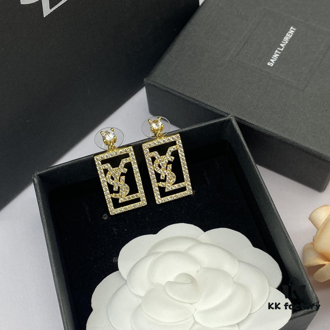 Saint Laurent YSL New Stud Earrings