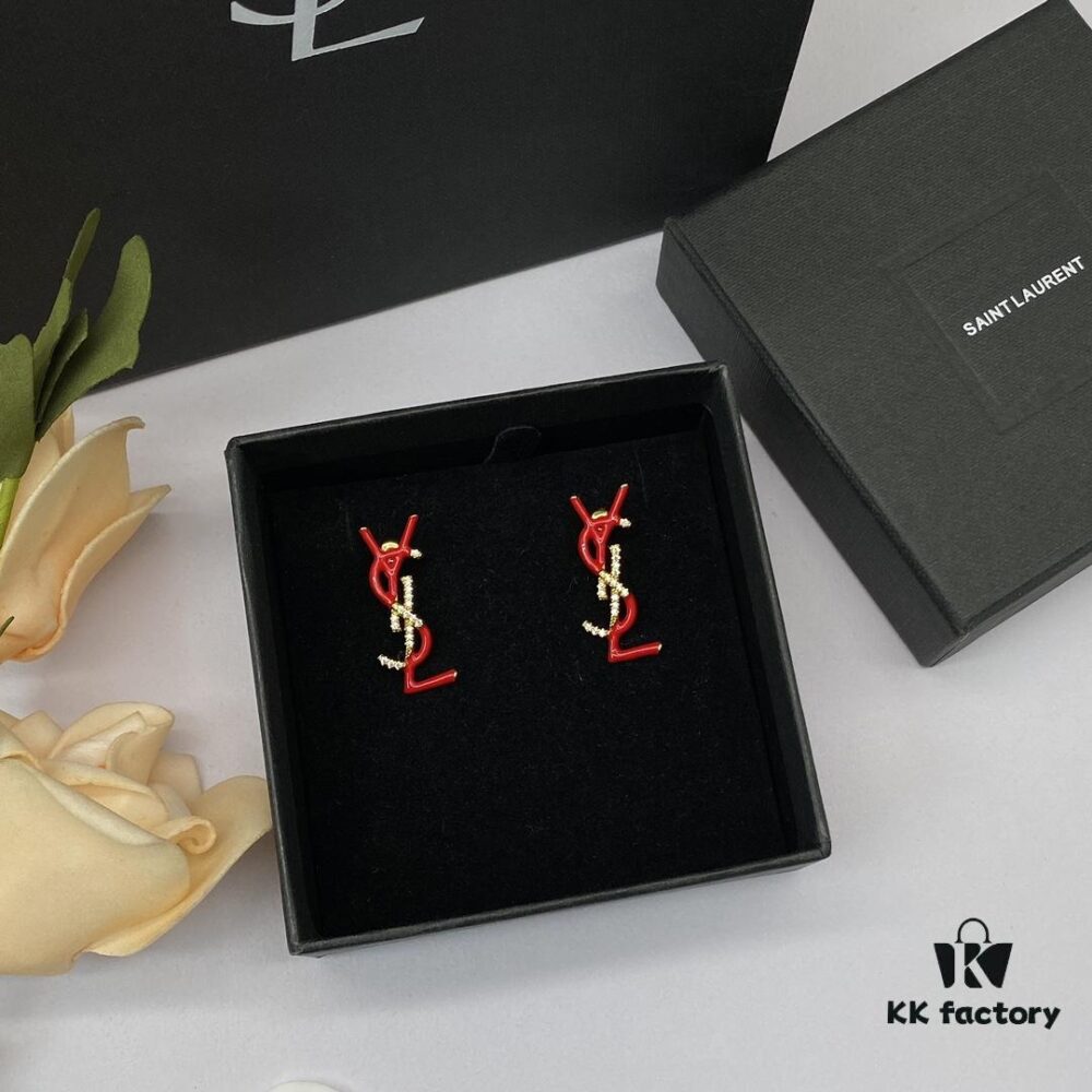 Saint Laurent YSL Stud Earrings