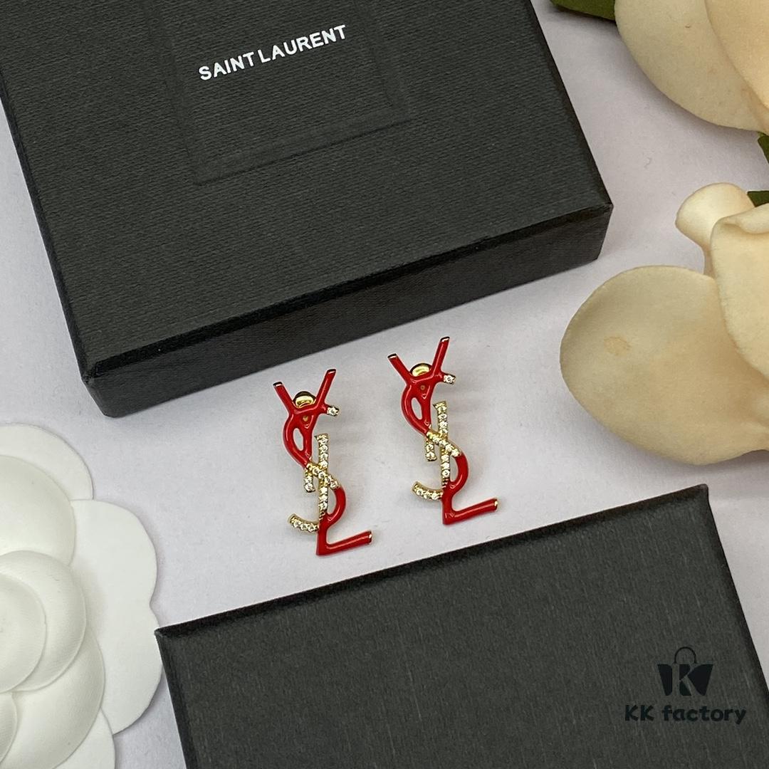 Saint Laurent YSL Stud Earrings