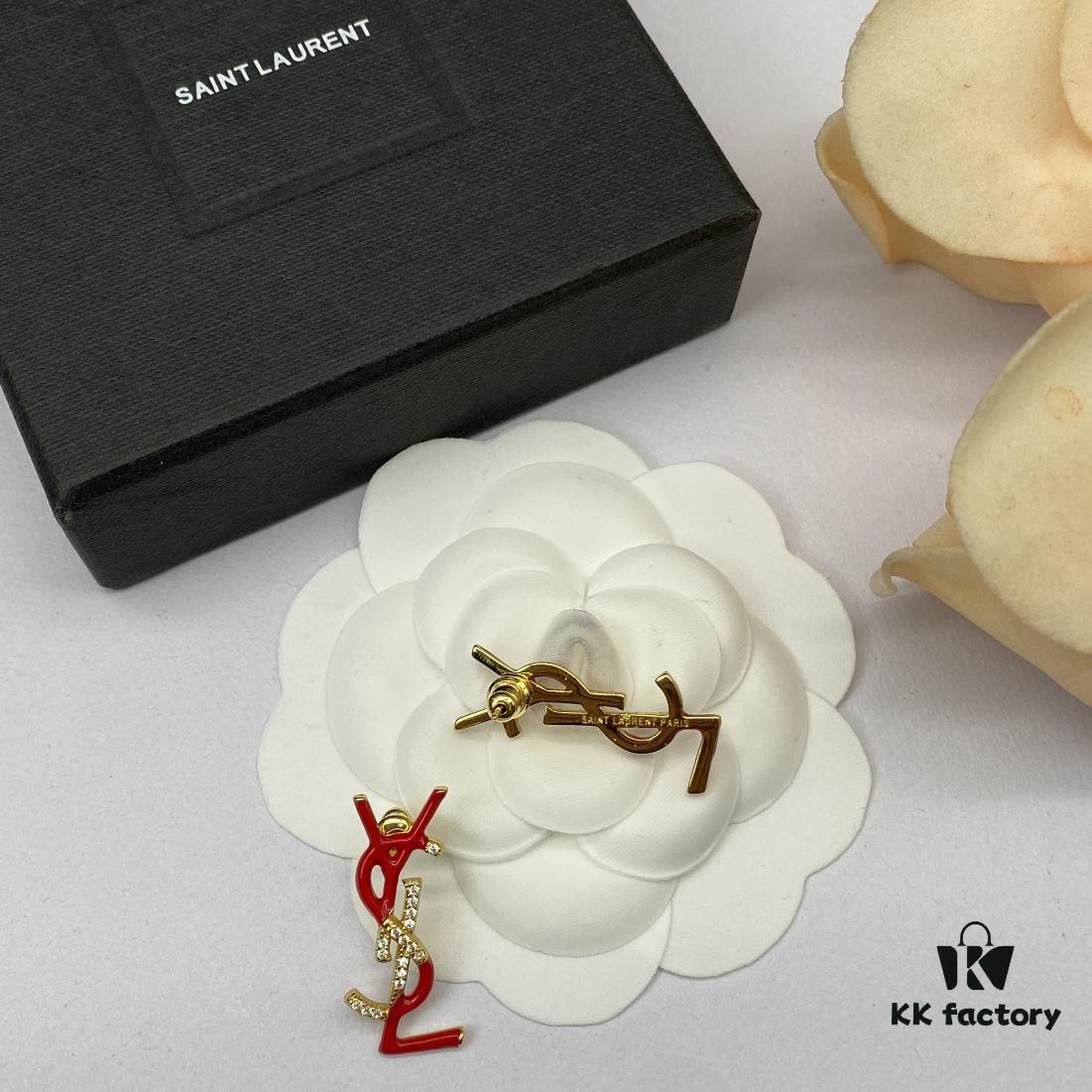 Saint Laurent YSL Stud Earrings