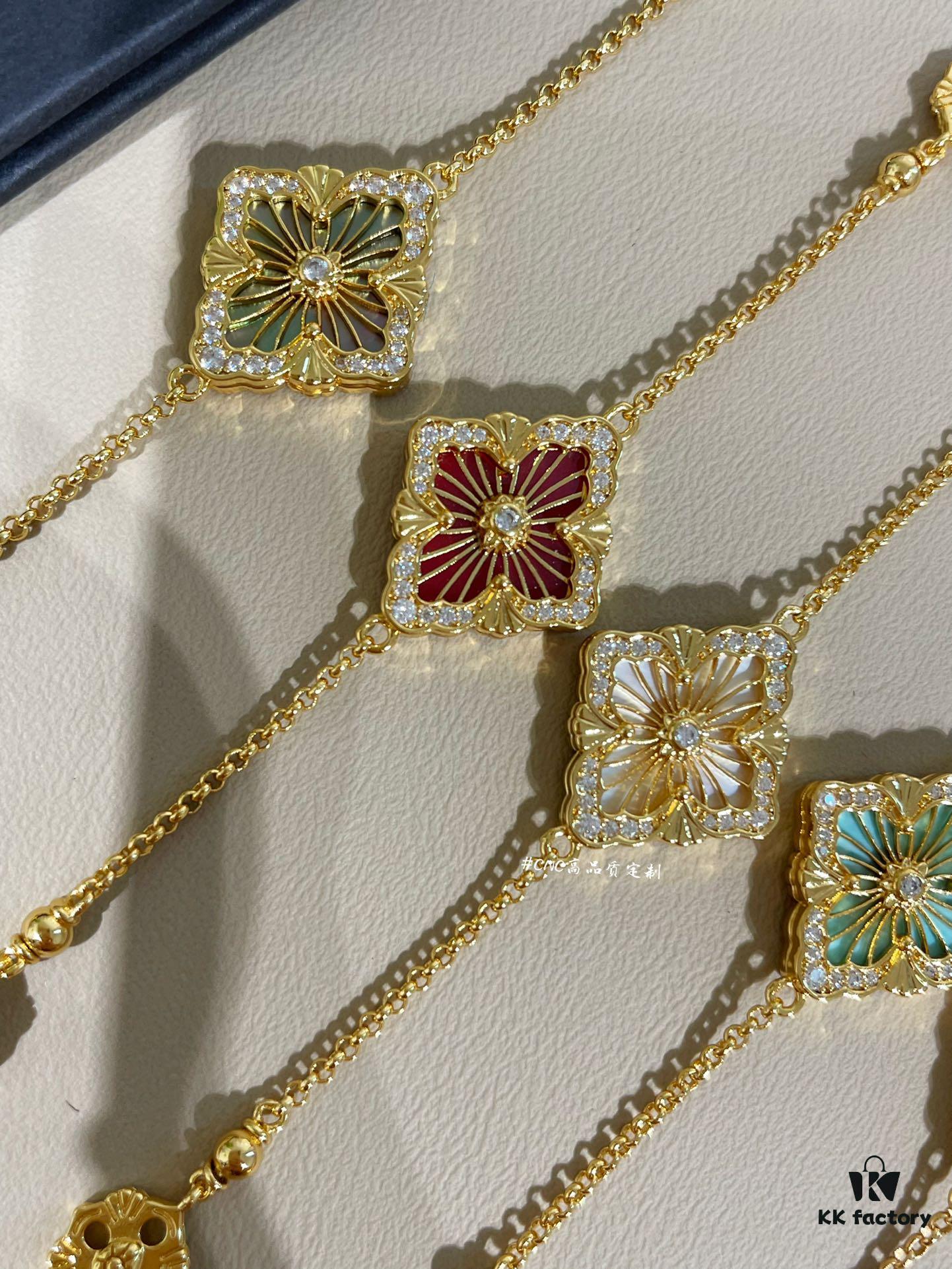 Opera Opera Series Diamond-Inlaid Single Flower Bracelet