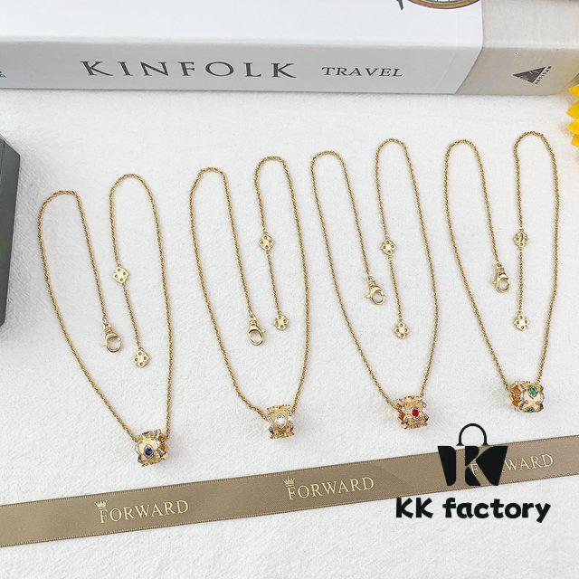 Buccellati Angel Vintage Court Style Diamond-Encrusted Flexible 'Serpent' Necklace