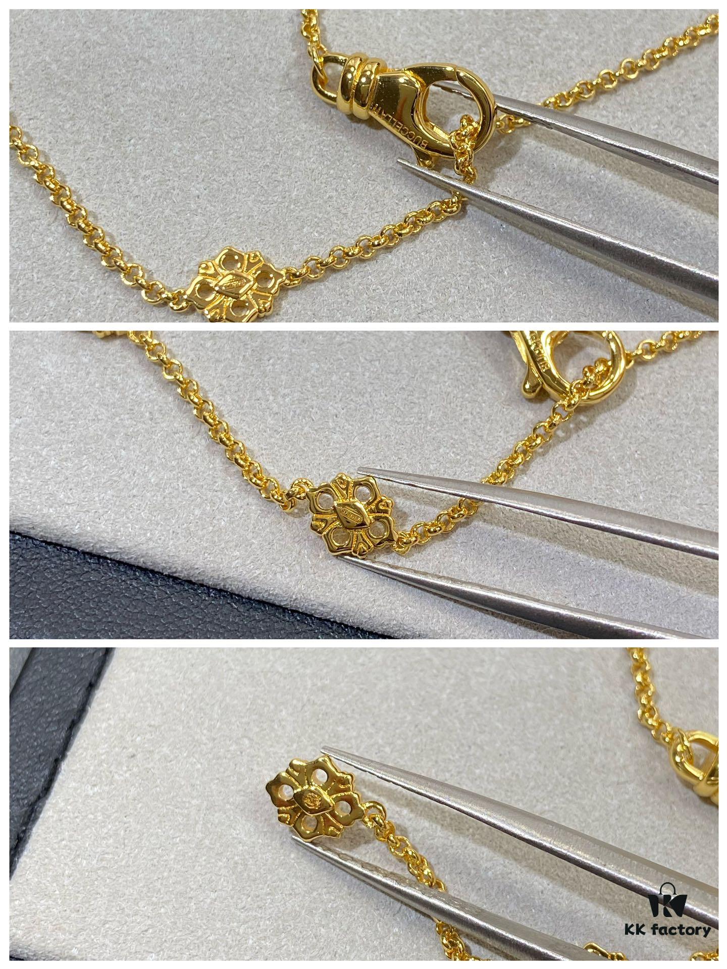 Green Enamel Buccellati Opera Necklace