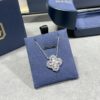 Harry Winston Diamond Links Full Diamond Clover Necklace (White Diamonds)
