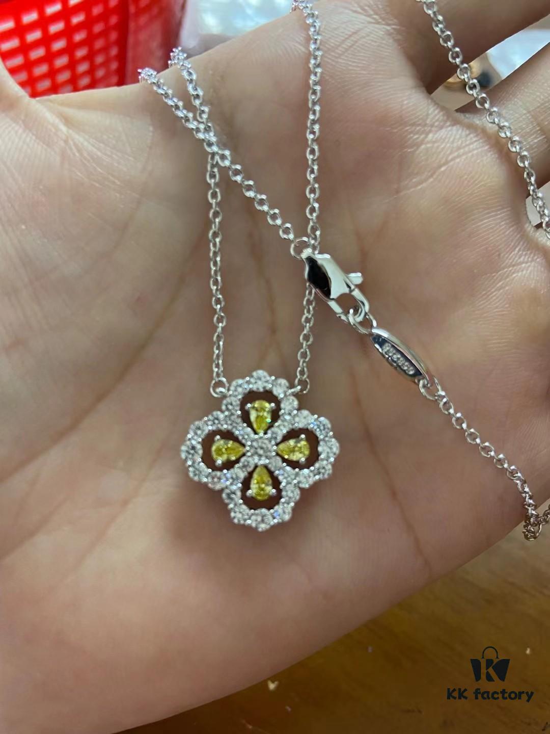 HW Diamond Loop Series Diamond Necklace Available in Multiple Colors