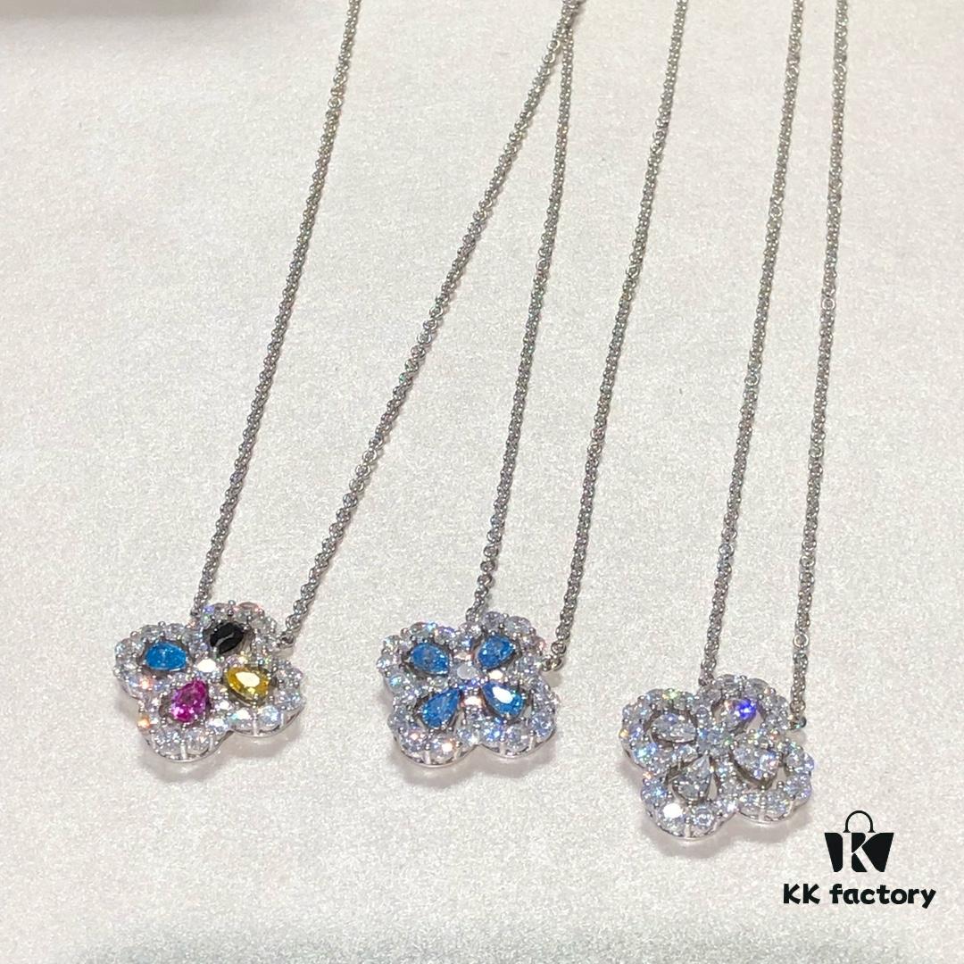 HW Diamond Loop Series Diamond Necklace, Three Colors Available