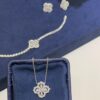 Harry Winston New Arrival Loop Luxury Four-Leaf Clover Sparkling Diamond Necklace