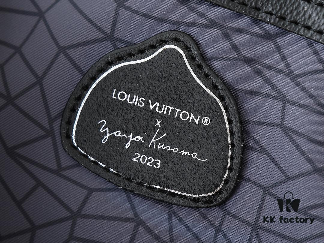 Upgraded Original M46434 Louis Vuitton x Yayoi Kusama Collaboration LV x YK Weekend Tote Bag