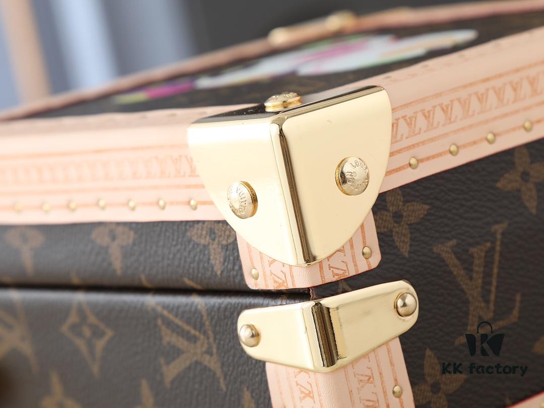 Top-Quality Replica Dynamic Chip Dual-Color Leather Mini Square Trunk M13127 M14040