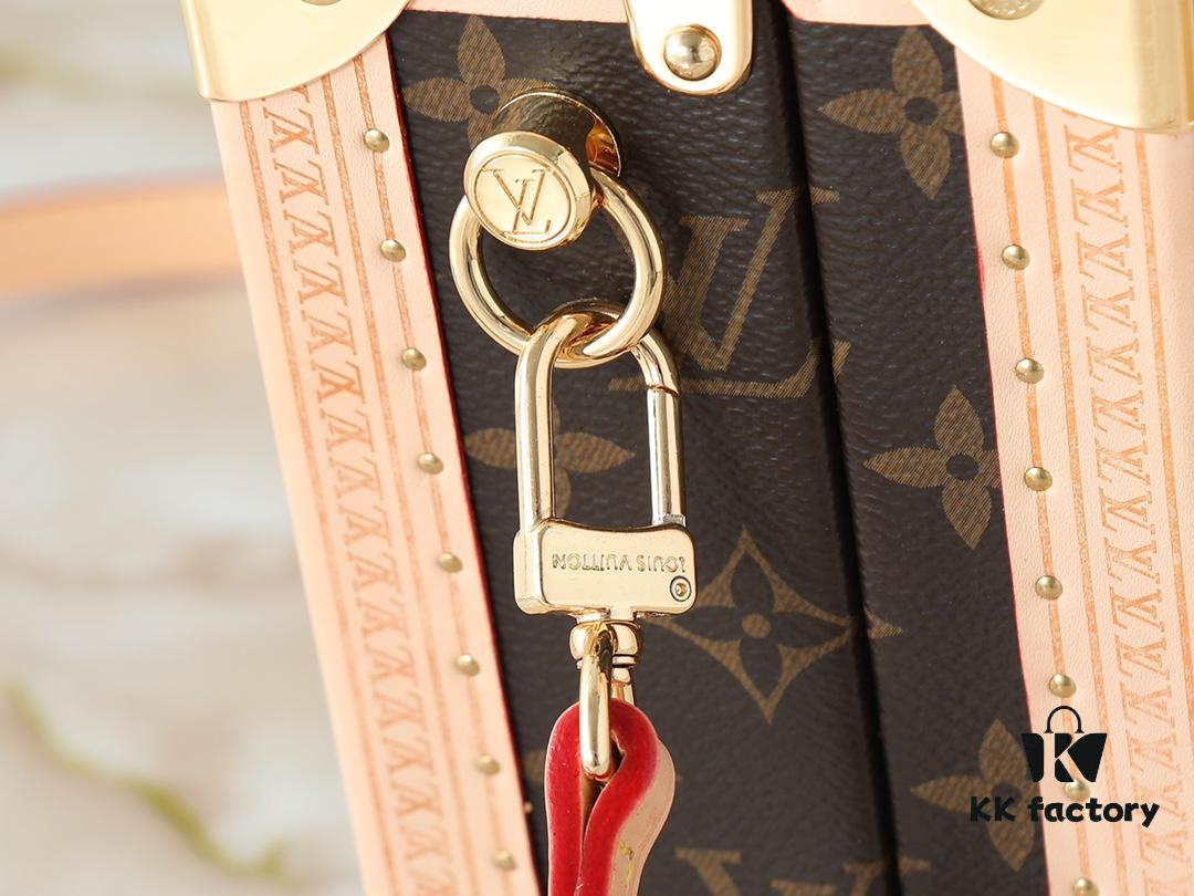 Top-Quality Replica Dynamic Chip Dual-Color Leather Mini Square Trunk M13127 M14040