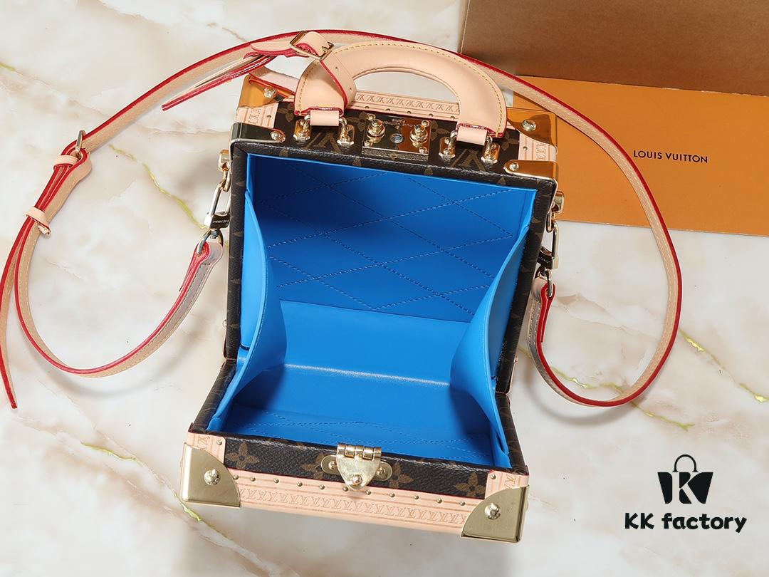 Top-Quality Replica Dynamic Chip Dual-Color Leather Mini Square Trunk M13127 M14040