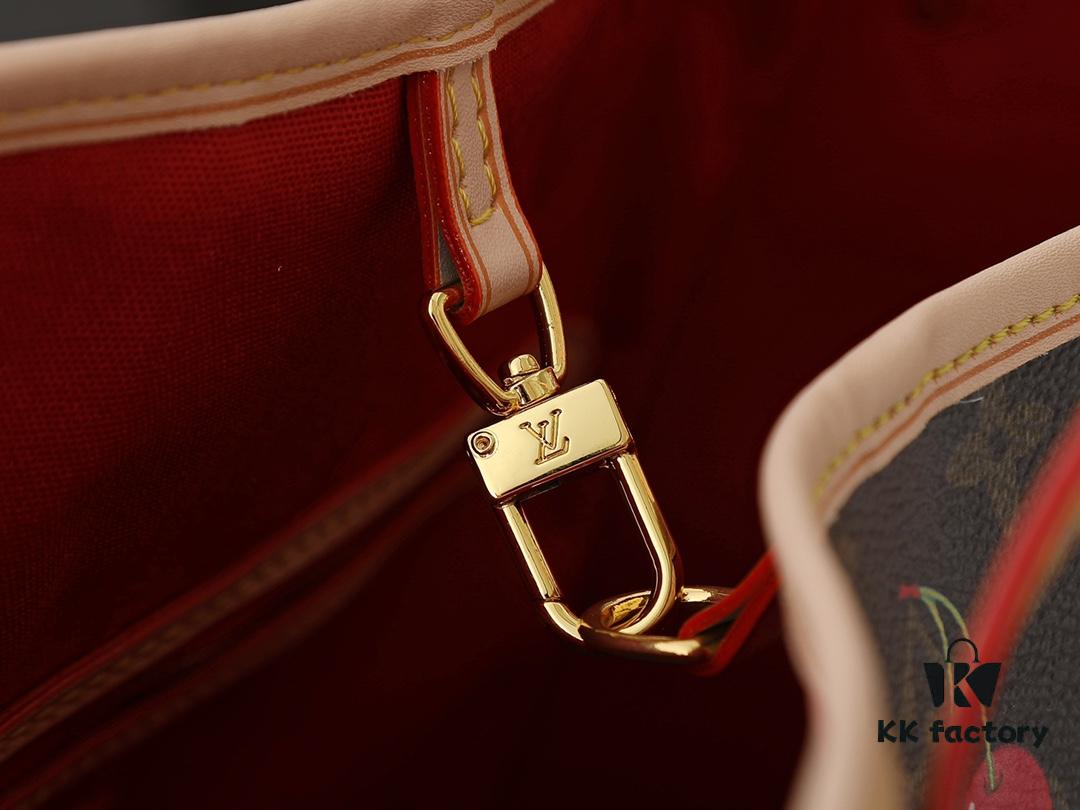 Upgraded Original M13263 M40995 This Medium Neverfull Bag Reinterprets the Joyful Elements of the Louis Vuitton x Takashi Murakami Reissue Collection with Lively Strokes