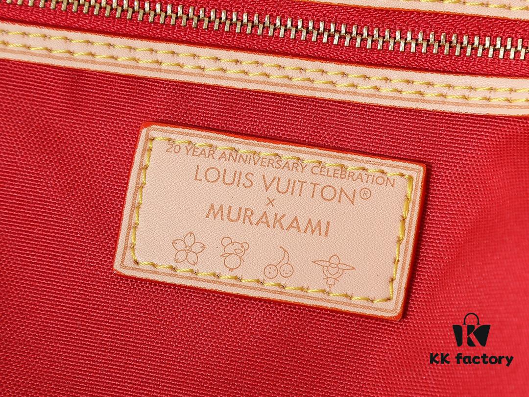 Upgraded Original M13263 M40995 This Medium Neverfull Bag Reinterprets the Joyful Elements of the Louis Vuitton x Takashi Murakami Reissue Collection with Lively Strokes