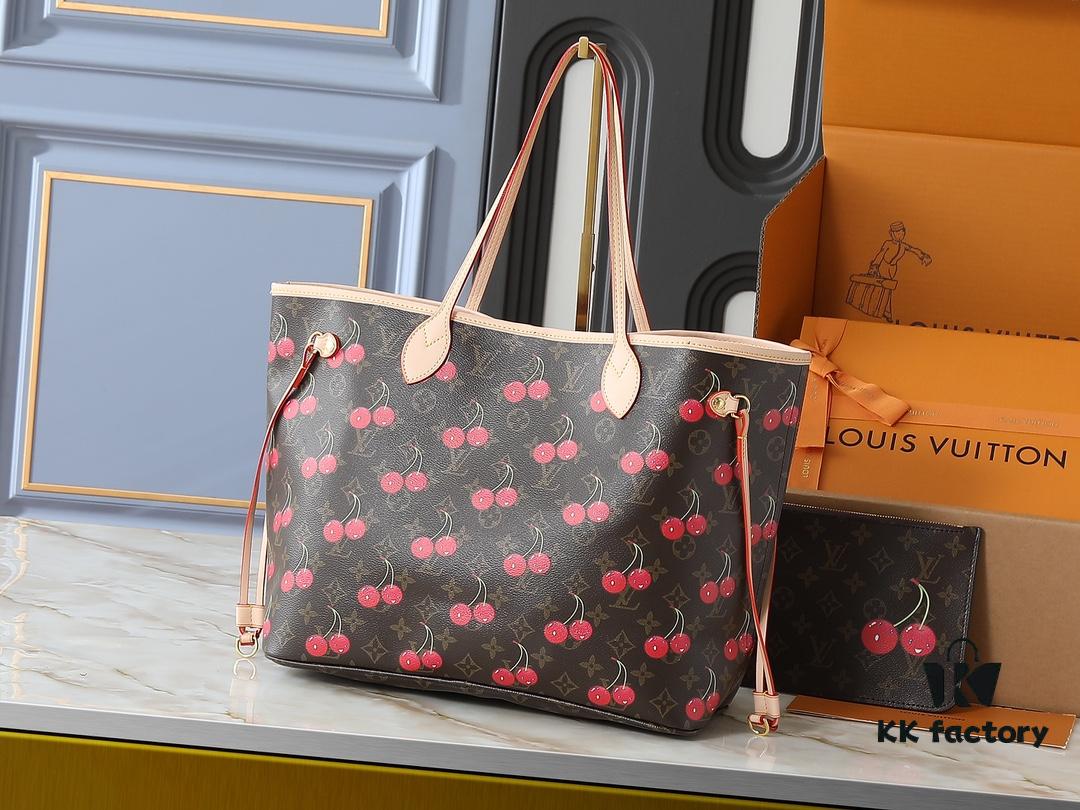 Upgraded Original M13263 M40995 This Medium Neverfull Bag Reinterprets the Joyful Elements of the Louis Vuitton x Takashi Murakami Reissue Collection with Lively Strokes