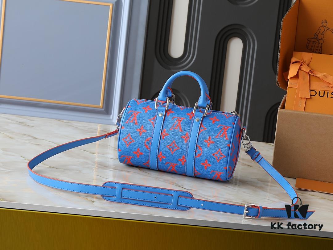 Upgraded Original M14989 Fluorescent Blue, Gray M46271 Black Flower Pillow Bag