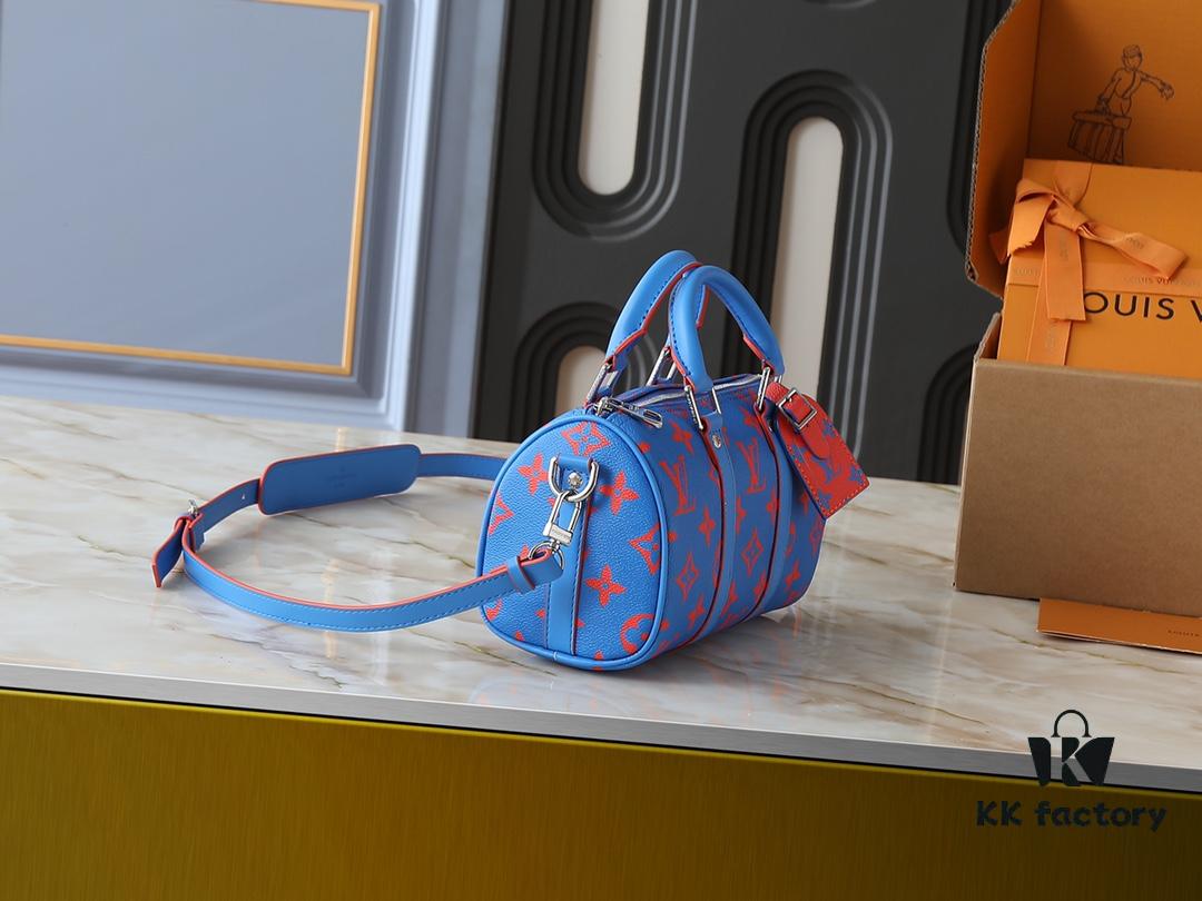 Upgraded Original M14989 Fluorescent Blue, Gray M46271 Black Flower Pillow Bag