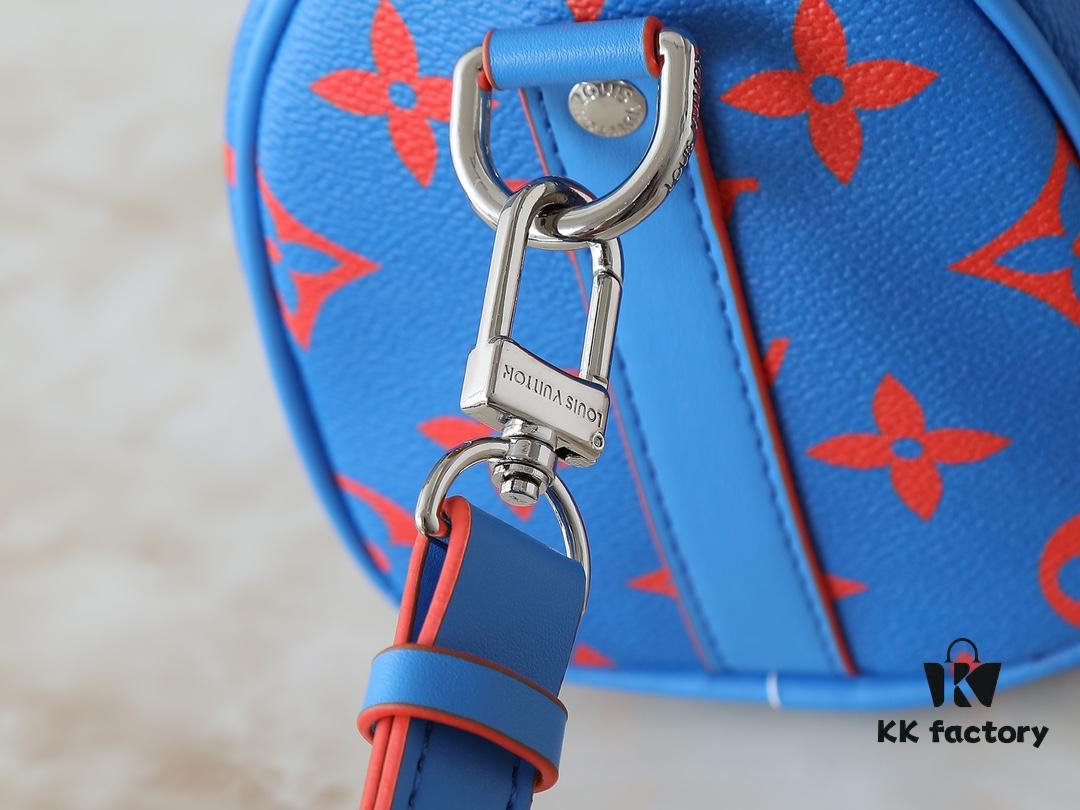 Upgraded Original M14989 Fluorescent Blue, Gray M46271 Black Flower Pillow Bag