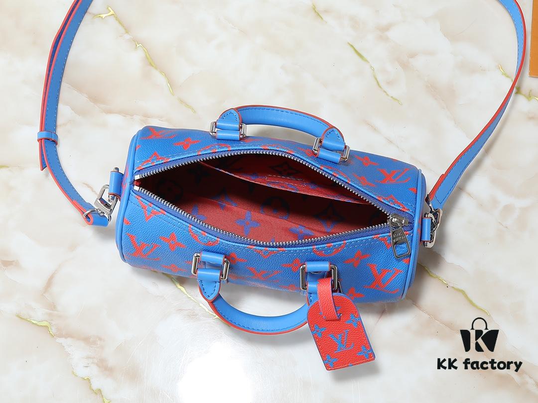 Upgraded Original M14989 Fluorescent Blue, Gray M46271 Black Flower Pillow Bag