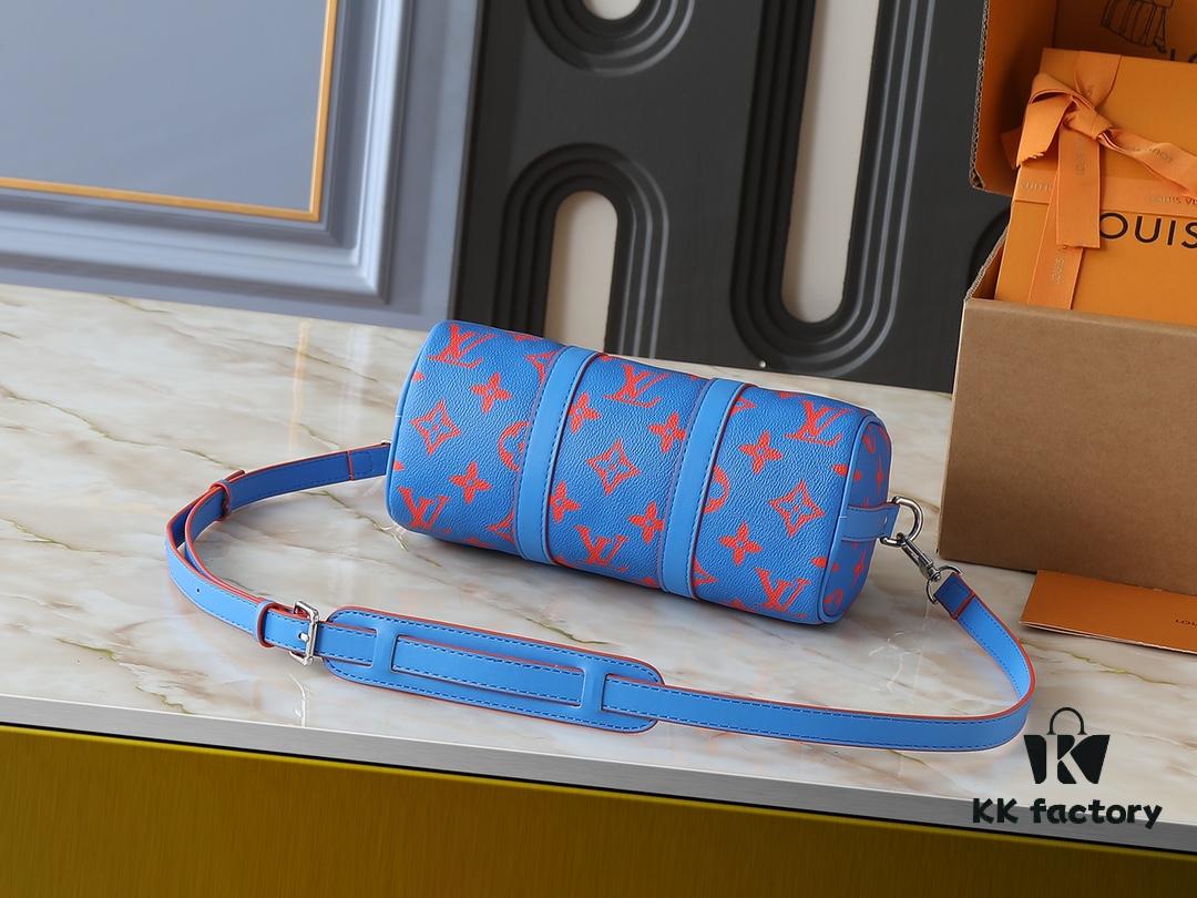 Upgraded Original M14989 Fluorescent Blue, Gray M46271 Black Flower Pillow Bag