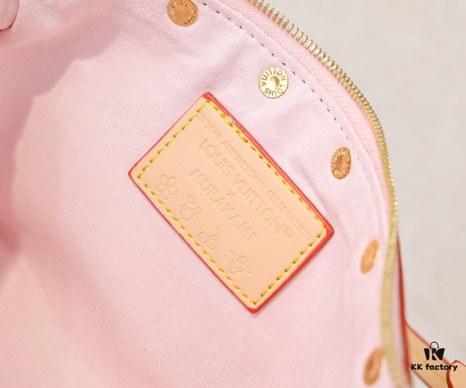 M13404 Denim Coated Canvas Pochette Accessoires Bag