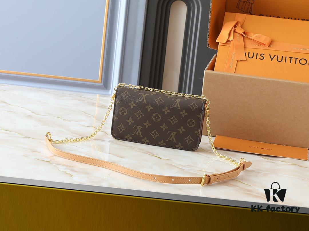Upgraded Original M14564 M14547 M14581 M14548 Wallet On Chain Handbag from Louis Vuitton LV Bloom Collection