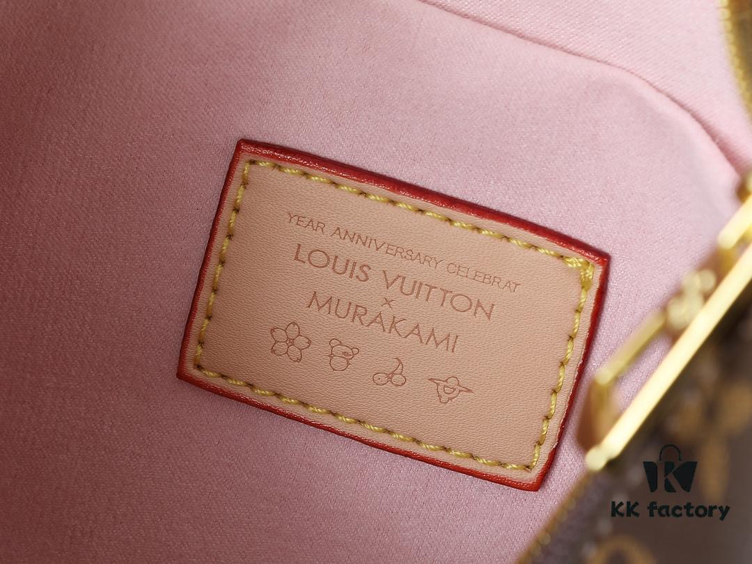 Upgraded Original M13265 M45832 Boulogne Small Handbag from Louis Vuitton x Takashi Murakami Reissue Collection