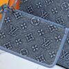 Upgraded Original M40995 Embossed Denim Neverfull Tote Bag💋💋Louis Vuitton New Version of the Iconic Handbag