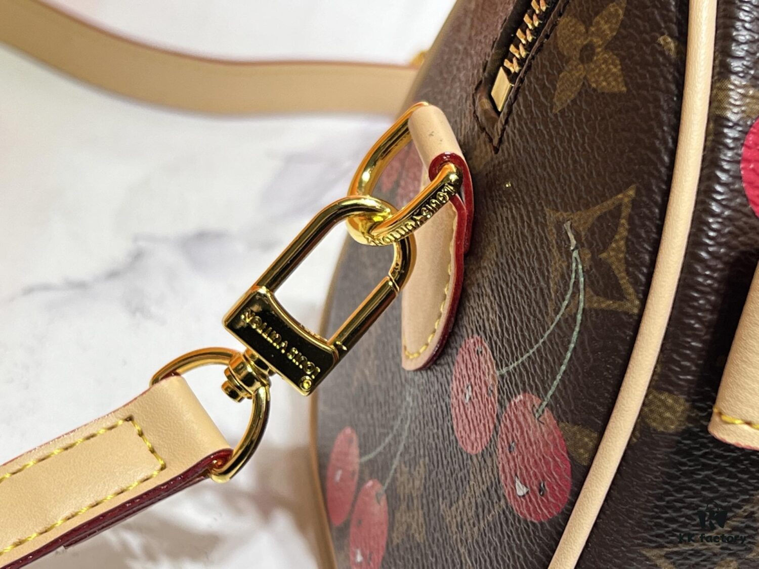 Upgraded Original Cherry 🍒 M13094 M46234 M46222 Speedy Bandoulière 20 Handbag