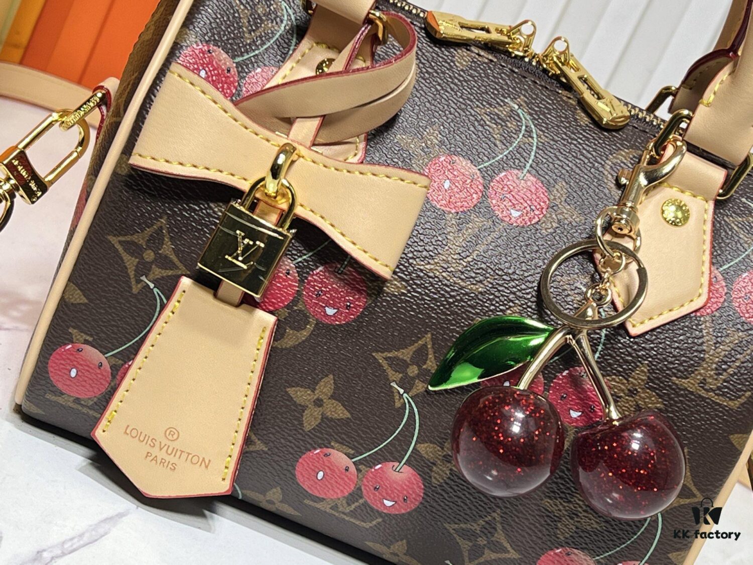 Upgraded Original Cherry 🍒 M13094 M46234 M46222 Speedy Bandoulière 20 Handbag