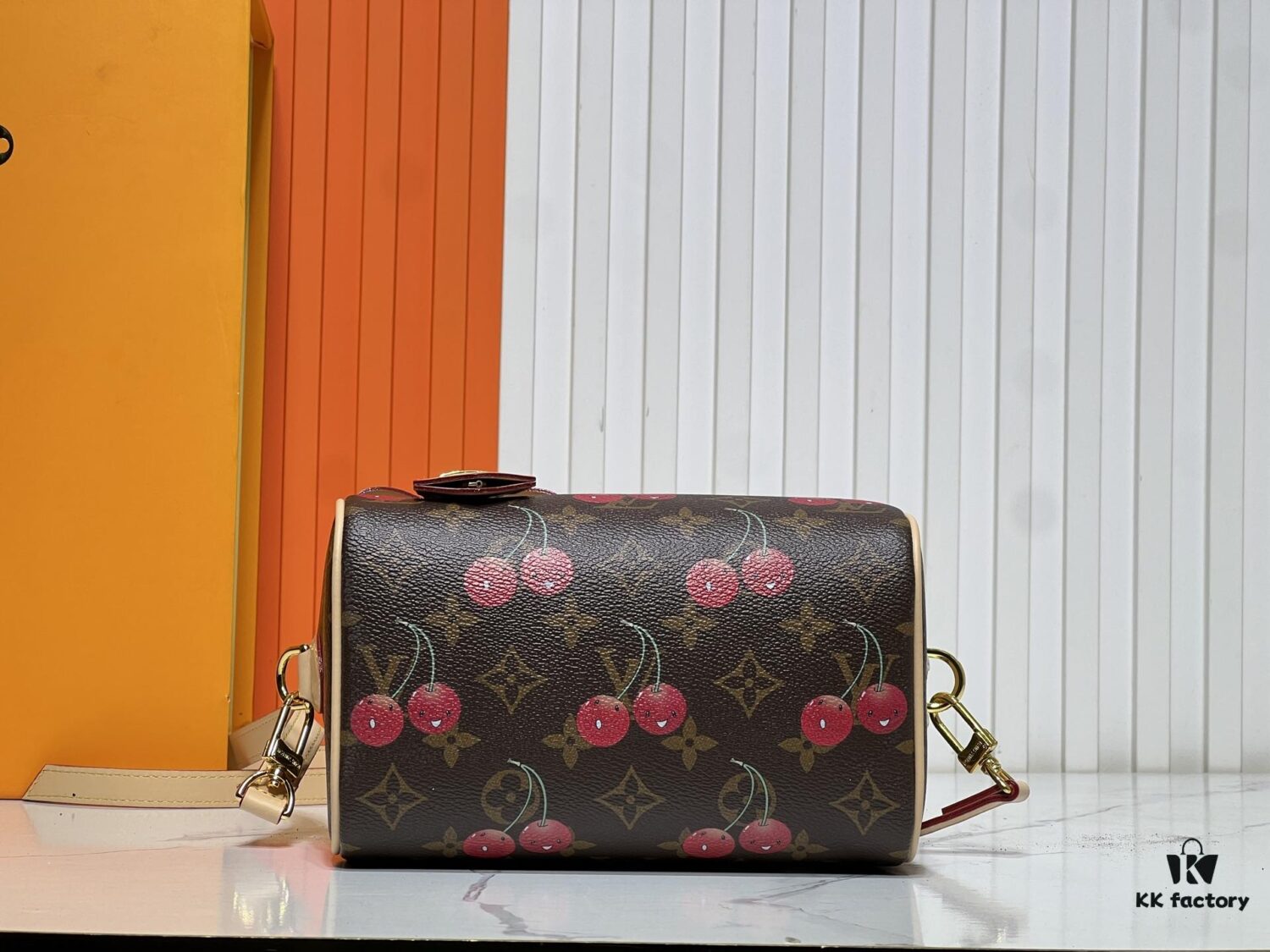 Upgraded Original Cherry 🍒 M13094 M46234 M46222 Speedy Bandoulière 20 Handbag