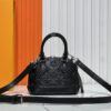 Upgraded Original Version [Alma Nano Shell Handbag] M82717 M90611 Black Embossed Series New Launch Nano Alma Bag
