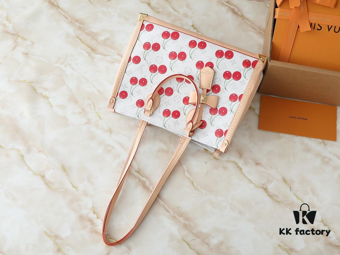 Upgraded Original M13079 Louis Vuitton x Takashi Murakami Reimagined OnTheGo MM Handbag