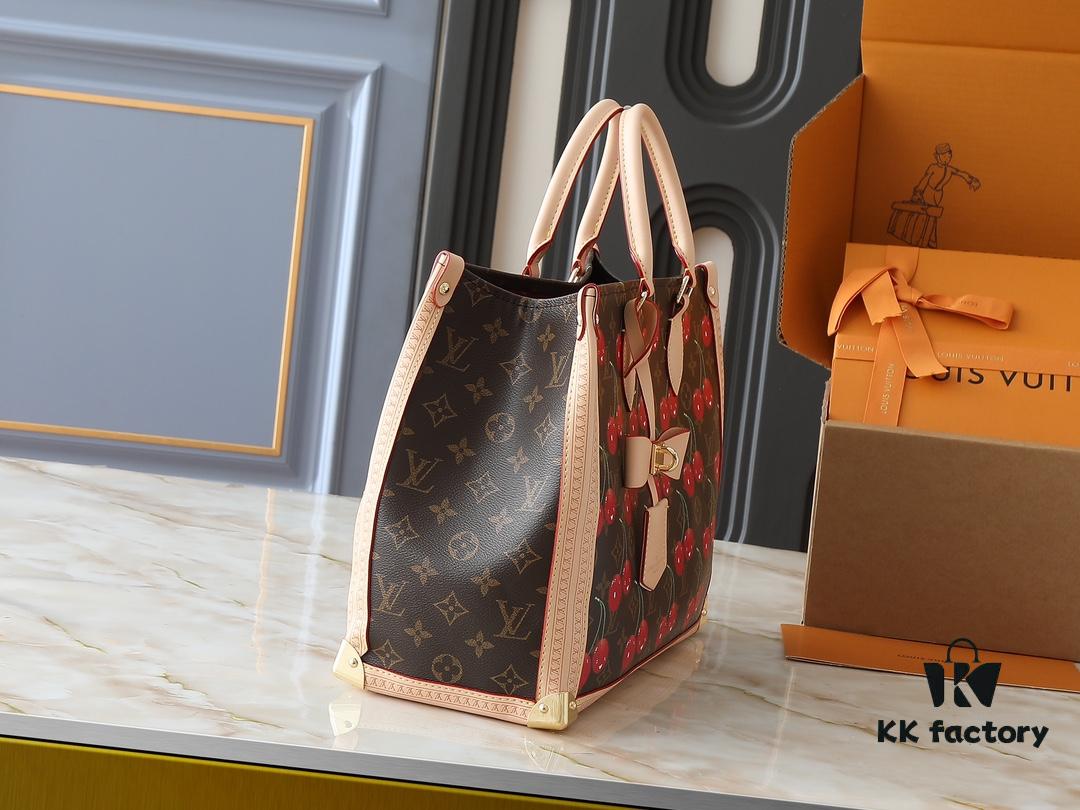 Upgraded Original M13079 Louis Vuitton x Takashi Murakami Reimagined OnTheGo MM Handbag