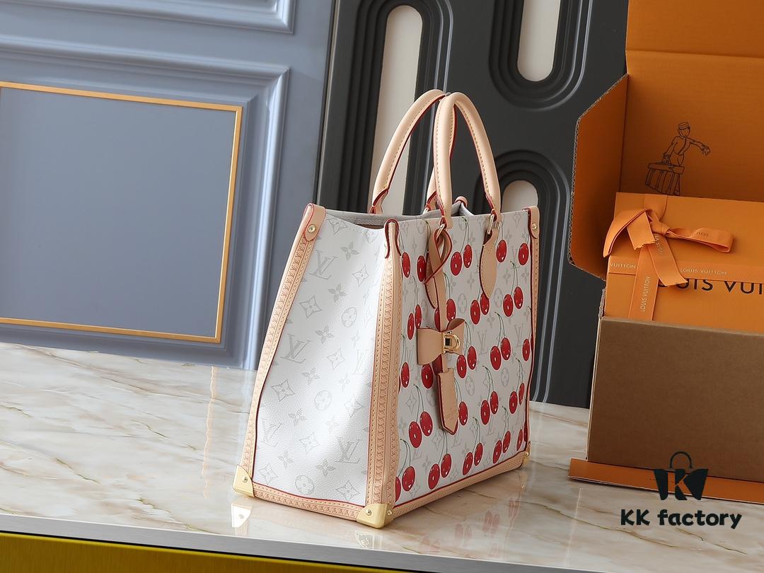 Upgraded Original M13079 Louis Vuitton x Takashi Murakami Reimagined OnTheGo MM Handbag