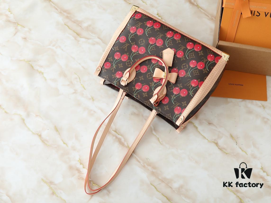 Upgraded Original M13079 Louis Vuitton x Takashi Murakami Reimagined OnTheGo MM Handbag