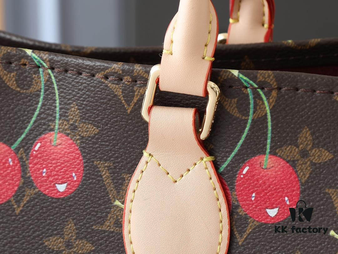 Upgraded Original M13079 Louis Vuitton x Takashi Murakami Reimagined OnTheGo MM Handbag