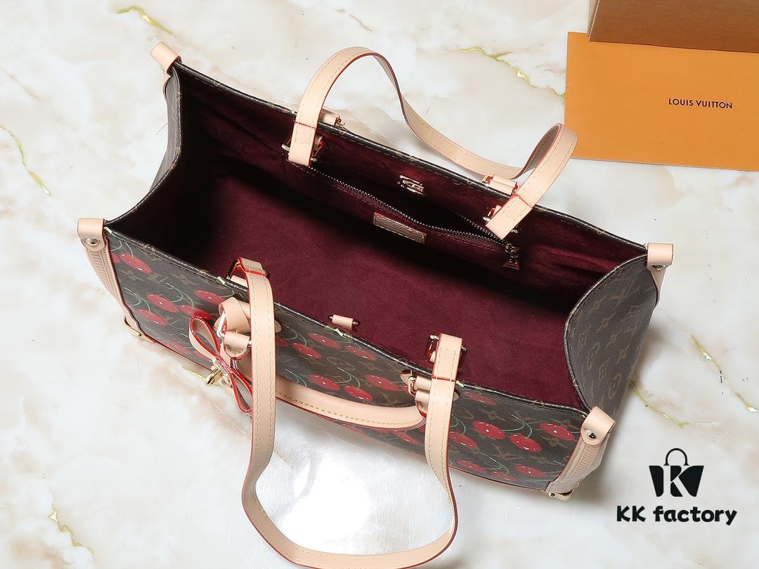 Upgraded Original M13079 Louis Vuitton x Takashi Murakami Reimagined OnTheGo MM Handbag