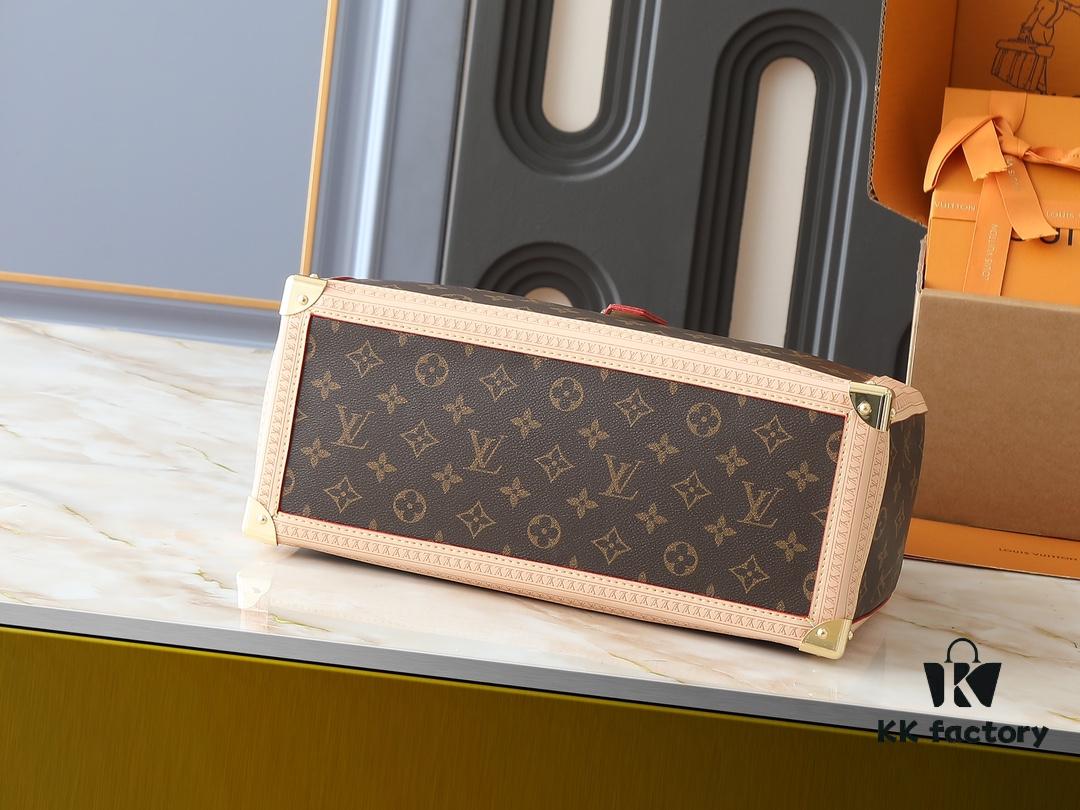 Upgraded Original M13079 Louis Vuitton x Takashi Murakami Re-Edition Series OnTheGo Medium Handbag