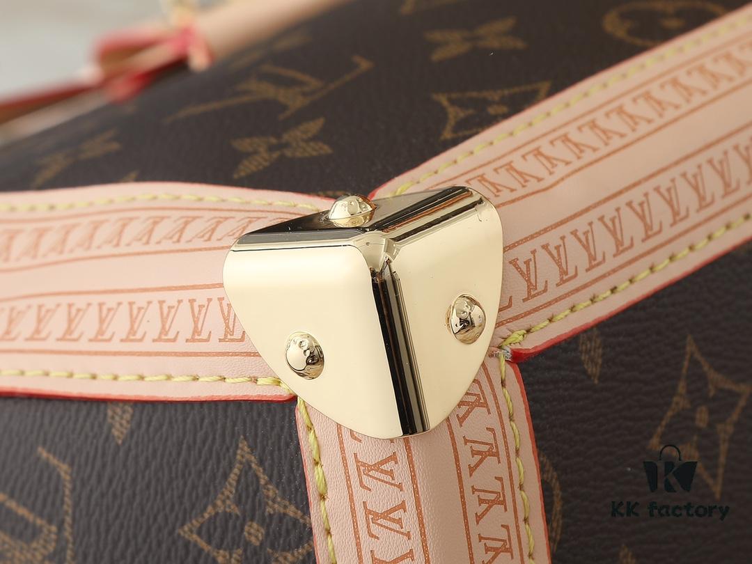 Upgraded Original M13079 Louis Vuitton x Takashi Murakami Re-Edition Series OnTheGo Medium Handbag