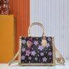 Upgraded Original M13079 Cherry Blossom Louis Vuitton x Takashi Murakami Reissue Collection OnTheGo Medium Tote Bag