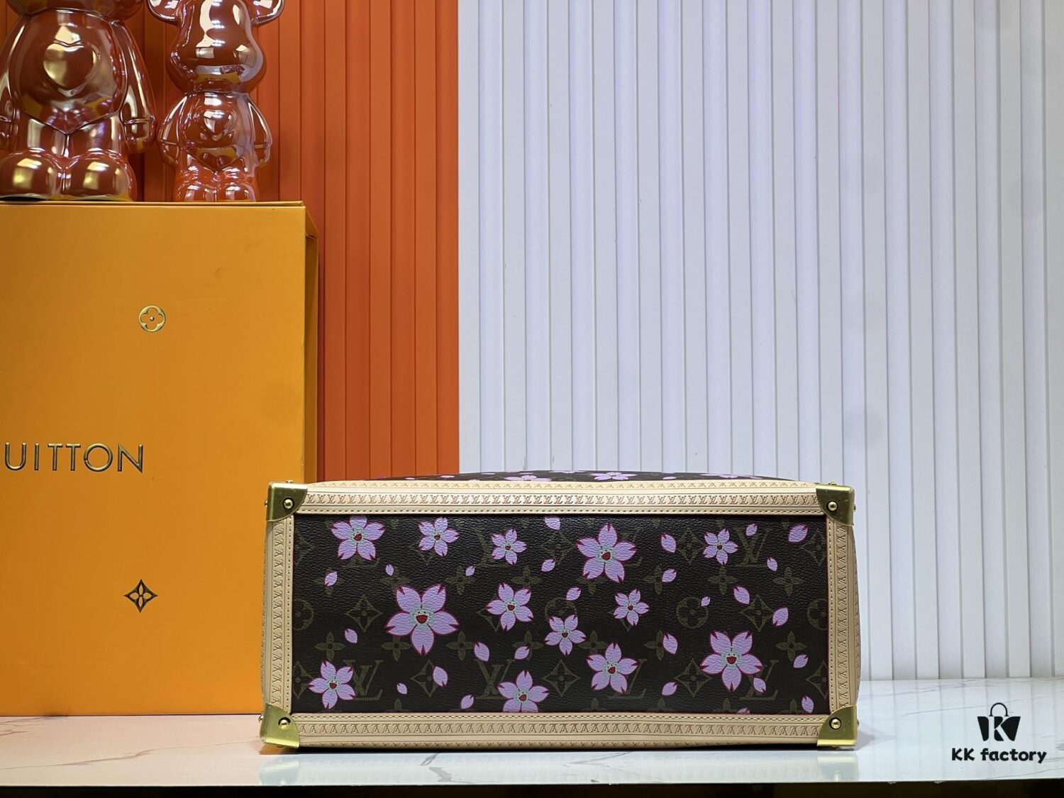 Upgraded Original M13079 Louis Vuitton x Takashi Murakami Cherry Blossom Re-Edition Collection OnTheGo MM Handbag