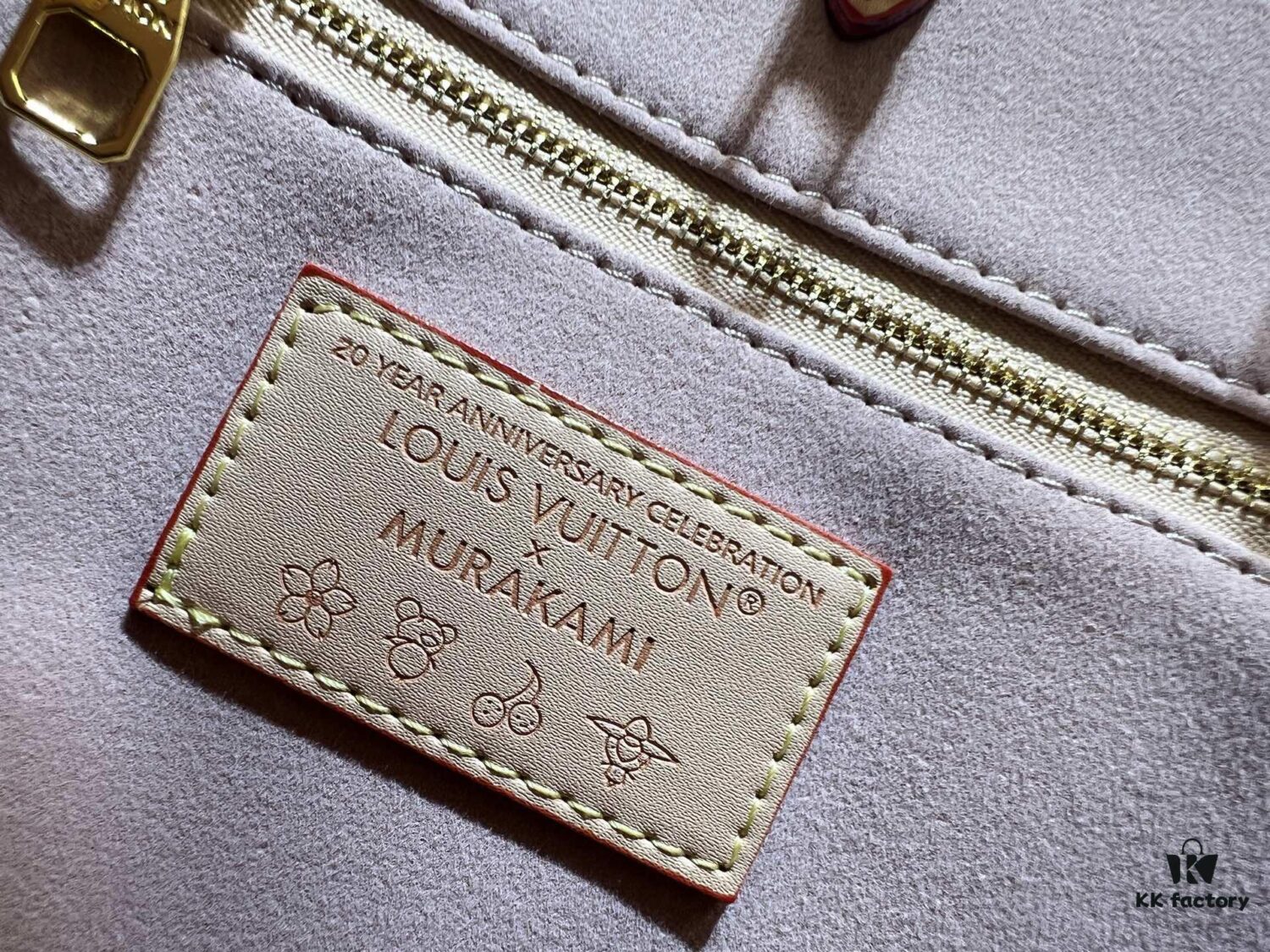 Upgraded Original M13079 Louis Vuitton x Takashi Murakami Cherry Blossom Re-Edition Collection OnTheGo MM Handbag